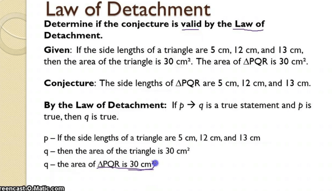 Law Of Detachment